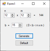 Minesweeper control form